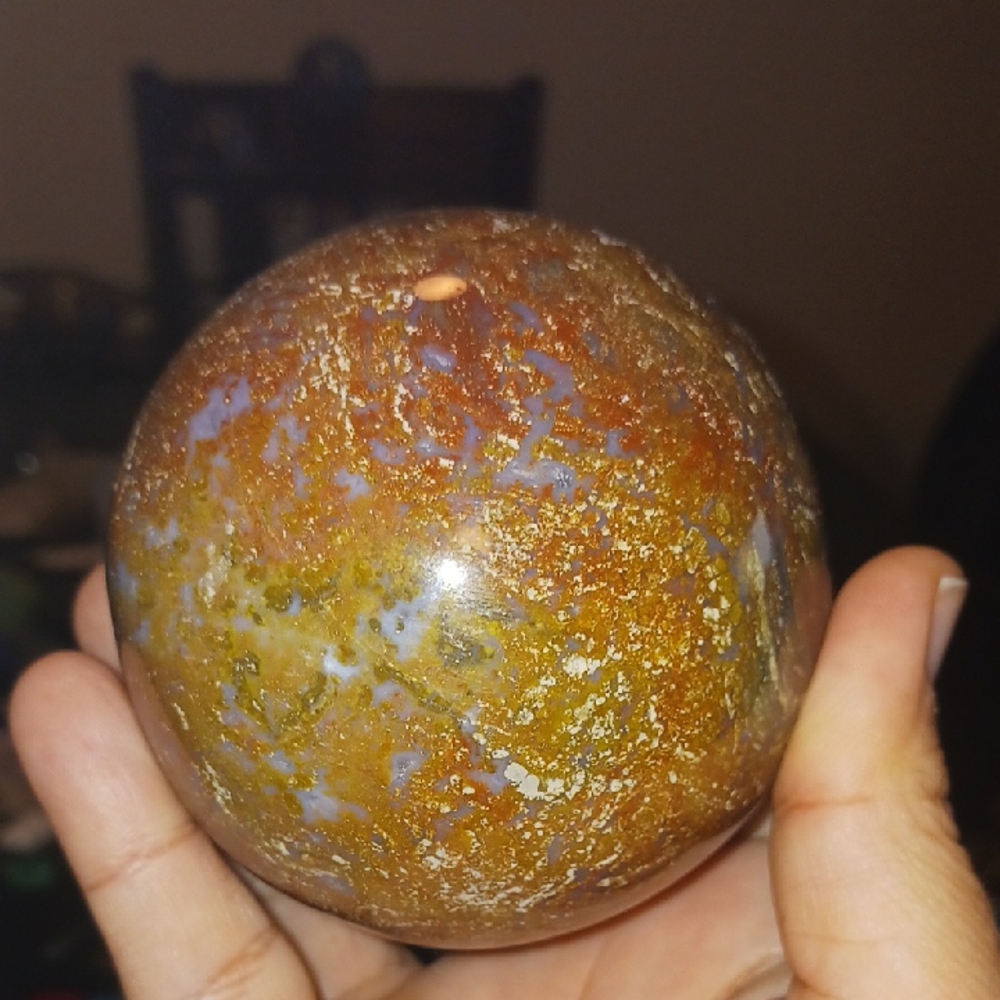 Multicolor Ocean Jasper Sphere A9